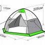 Палатка всесезонная зонтичного типа 3,20х3,60м высотой 2,05м
