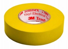 7100080342 Temflex 1300, желтая, универсальная изоляционная лента, 19мм х 20м х 0,13мм