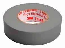7100080347 Temflex 1300, серая универсальная изоляционная лента, 19мм х 20м х 0,13мм
