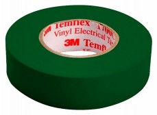 7100080343 Temflex 1300 зеленая, универсальная изоляционная лента, 19мм х 20м х 0,13мм