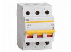 MNV10-3-100 Выключатель нагрузки (мини-рубильник) ВН-32 3Р 100А ИЭК