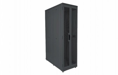 Шкаф телекоммуникационный напольный серверный черный 19",42U(600x1000) , ШТ-НП-С-42U-600-1000-ПП-Ч п