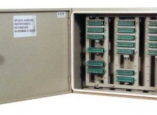 Шкаф распределительный телефонный пристенный навесной ШРП-150-2М (пустой) ССД