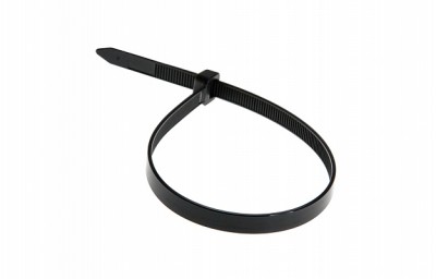 07-0203 Хомут-стяжка кабельная нейлоновая REXANT 200 x7,6 мм, черная, упаковка 100 шт.