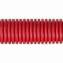 PR15.0069 Труба гофрированная двустенная ПНД жесткая тип 450 (SN12) красная д110 6м (36м/уп) Промрук