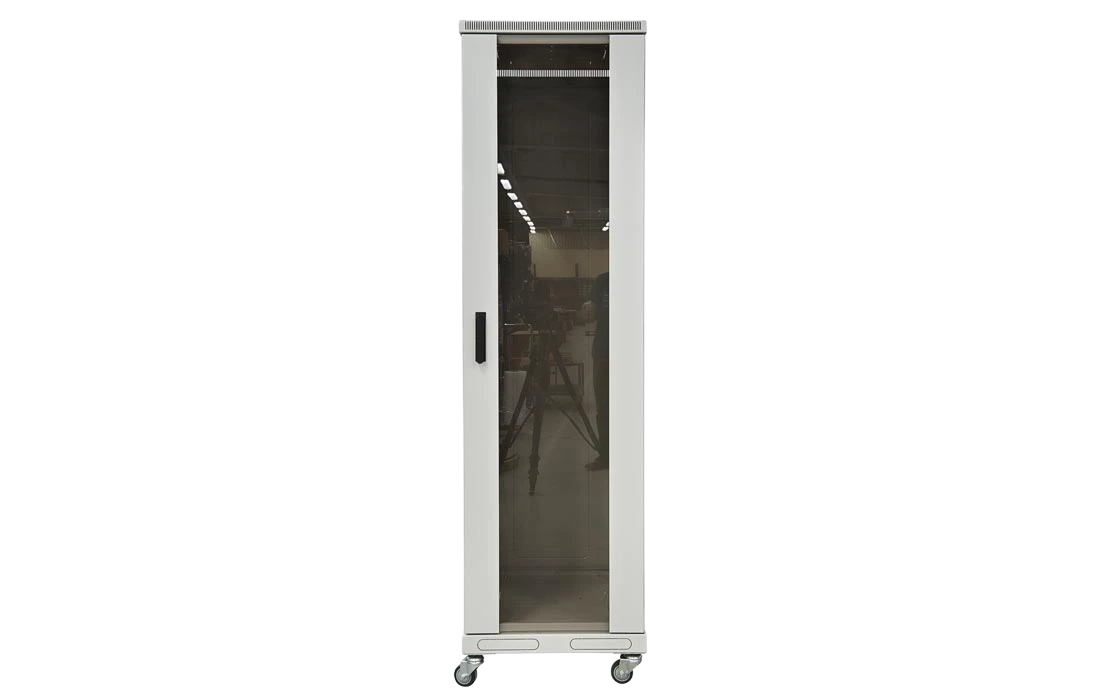 Шкаф телекоммуникационный напольный 19",33U(800x1000), ШТ-НП-33U-800-1000-С, передняя дверь стекло ССД