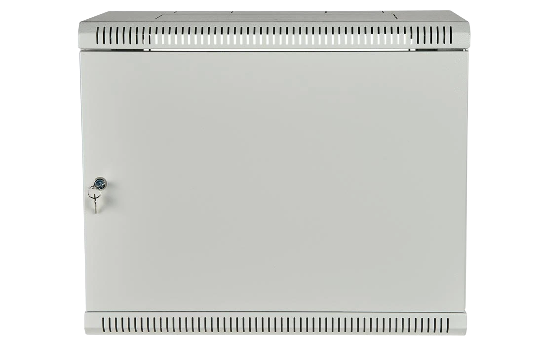 Шкаф телекоммуникационный настенный разборный 19”,18U(600x650), ШТ-НСр-18U-600-650-М дверь металл ССД