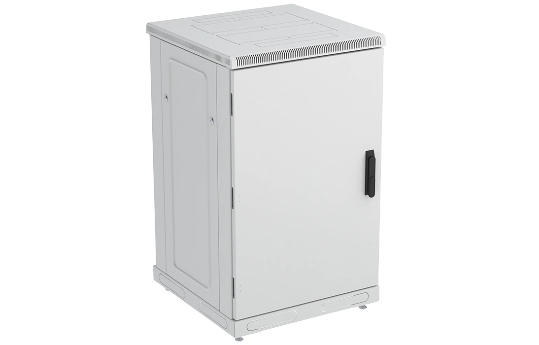 Шкаф телекоммуникационный напольный 19",24U(600x600), ШТ-НП-24U-600-600-М, передняя дверь металл ССД