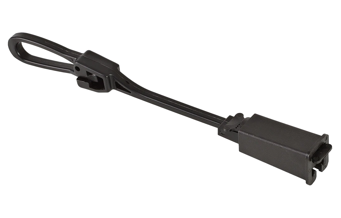 Зажим натяжной ODWAC-22 P (пластик) для плоского кабеля до 11 мм, 0,5 кН