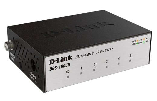 Коммутатор D-Link DGS-1005D/I3A 5G неуправляемый
