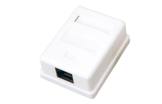 03-0121 Розетка компьютерная REXANT 1-порт RJ-45 (8P8C), cat 5e, внешняя