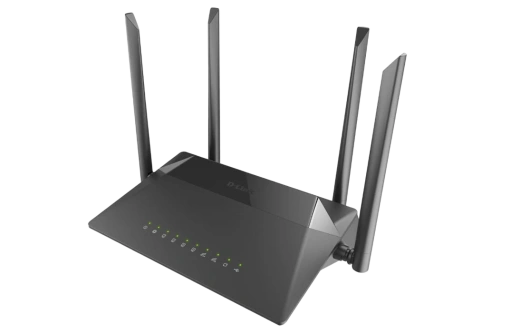 Роутер беспроводной D-Link DIR-825 (DIR-825/RU) AC1200 10/100/1000BASE-TX/4G черный