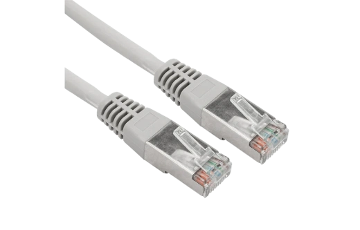 02-0110-03 REXANT Патч-корд F/UTP, CAT 5e, RJ45-RJ45, 26AWG, LSZH, серый, 0,3м
