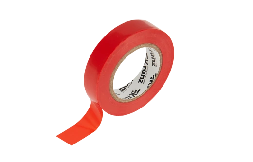 KR-09-2604 Изолента ПВХ KRANZ 0.13х15 мм, 20 м, красная упаковка 10 роликов