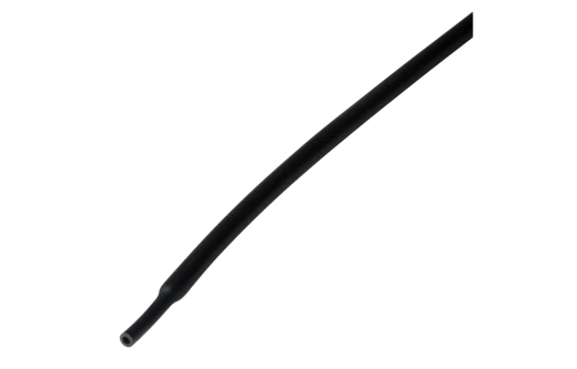 20-2006 Термоусадочная трубка REXANT 2,0/1,0 мм, черная, упаковка 50 шт. по 1 м