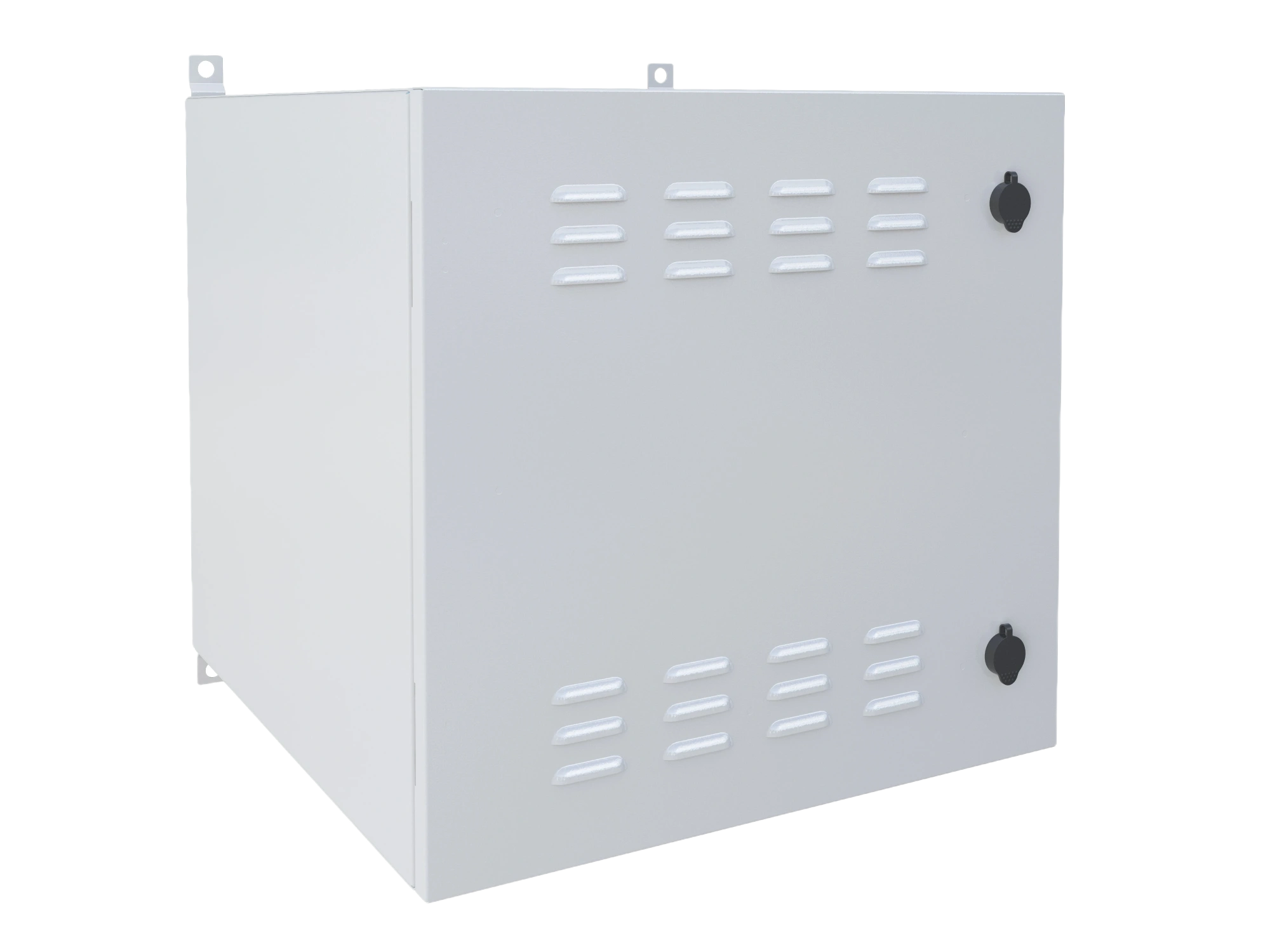 Шкаф климатический  навесной с комплектацией 19",12U(600x650), ШКТ-НВ-12U-600-650-КОМ-2