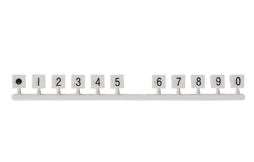 Маркировочная вставка 1...0 для плинтов ПВТ