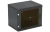 Шкаф телекоммуникационный настенный разборный черный 19”,9U(600x350), ШТ-НСр-9U-600-350-С-Ч дверь стекло ССД