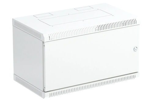 Шкаф телекоммуникационный настенный разборный 19”,6U(600x550), ШТ-НСр-6U-600-550-М дверь металл ССД