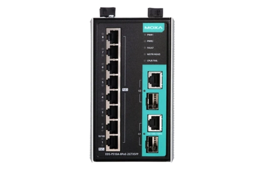 Коммутатор Moxa EDS-P510A-8PoE-2GTXSFP-T