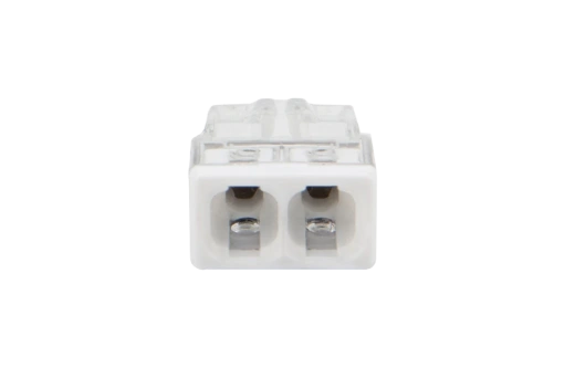 07-3211 Экспресс-клемма REXANT СМК 2273-202, 2-проводная 0.5-2.5 мм², прозрачная (100 шт./уп.)