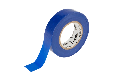 KR-09-2205 Изолента ПВХ KRANZ 19 мм х 25 м, синяя, упаковка 5 роликов