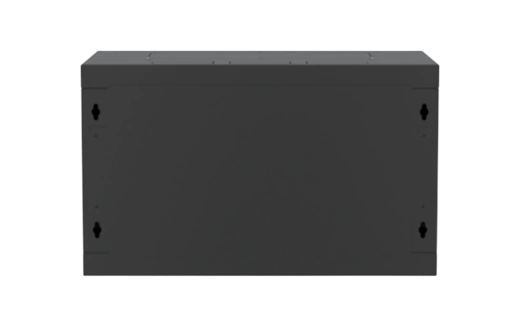 Шкаф телекоммуникационный настенный разборный черный 19”,6U(600x550), ШТ-НСр-6U-600-550-М-Ч дверь металл ССД