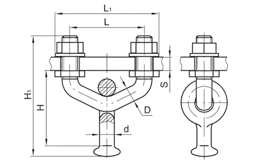 Узел крепления КГП-7-2Б