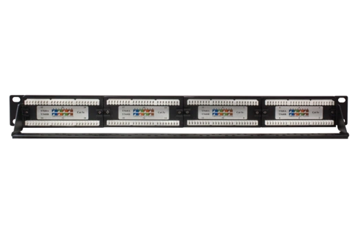 10-0403 SUPRLAN Патч-панель 19", 24хRJ-45, UTP, 5e, 1U