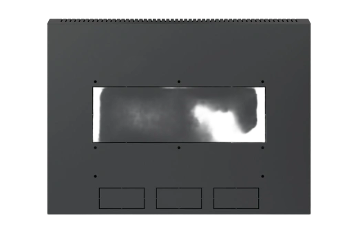 Шкаф телекоммуникационный настенный разборный черный 19”,18U(600x650), ШТ-НСр-18U-600-650-М-Ч дверь металл ССД