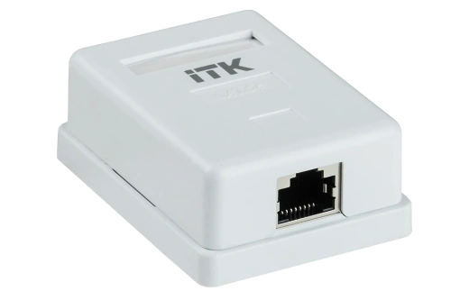 CS2-1C5EF-12 ITK Настенная инф. розетка RJ45 кат. 5E FTP (экран) 1-порт