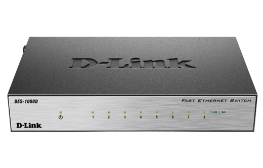 Коммутатор D-Link DES-1008D/L2B