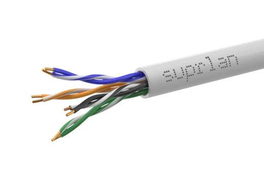01-0320-1 SUPRLAN Standard UTP 5e 4x2xAWG24 Cu LSZH нг(А)-HF In. 305м (RUS)