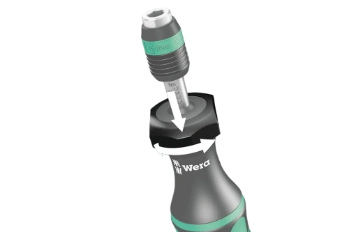 WE-074701	7441 Kraftform Отвёртка-битодержатель динамометрическая 1.20-3.00 Нм, патрон Rapidaptor, 1/4