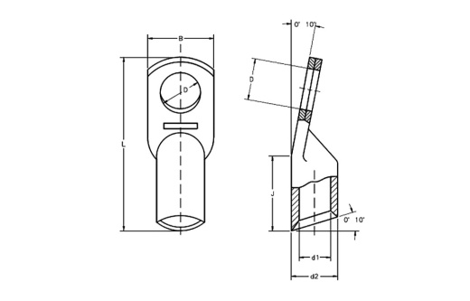 Наконечник медный лужёный ТМЛ 120-12-17 ЗЭТА (упак.25 шт) zeta10632