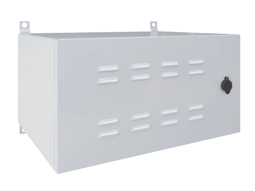 Шкаф климатический  навесной с комплектацией 19",6U(600x650), ШКТ-НВ-6U-600-650-КОМ-1