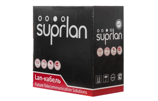 01-0320-1 SUPRLAN Standard UTP 5e 4x2xAWG24 Cu LSZH нг(А)-HF In. 305м (RUS)