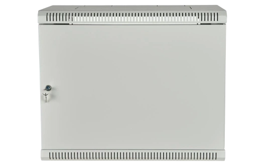 Шкаф телекоммуникационный настенный разборный 19”,18U(600x350), ШТ-НСр-18U-600-350-М дверь металл ССД