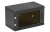 Шкаф телекоммуникационный настенный разборный черный 19”,6U(600x650), ШТ-НСр-6U-600-650-С-Ч дверь стекло ССД