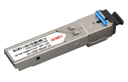 SFP WDM 1.25G Tx1310/Rx1550 3km SC DDM