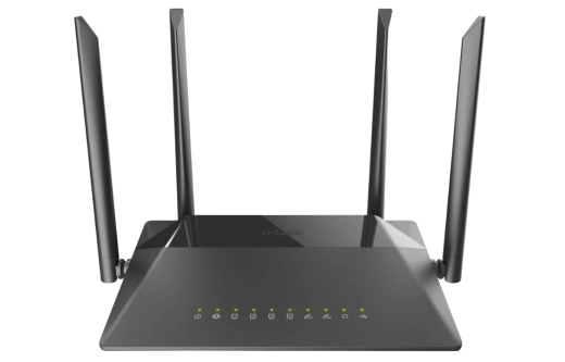 Роутер беспроводной D-Link DIR-825 (DIR-825/RU) AC1200 10/100/1000BASE-TX/4G черный