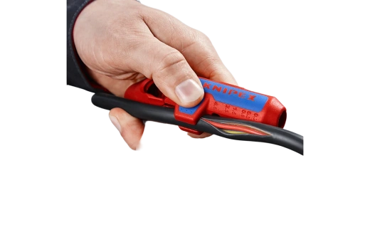 KN-169502SB	ErgoStrip® Cтриппер универсальный для круглых проводов, 0.2-4 мм², d8-13 мм, длина 135 мм, для левшей, SB