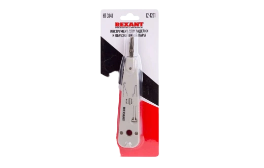 12-4201 Инструмент для заделки и обрезки витой пары 110 (ht-3141) REXANT