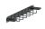 Органайзер кабельный горизонтальный 8 колец 19"  ОКГ-8-19"-1U