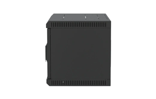 Шкаф телекоммуникационный настенный разборный черный 19”,6U(600x450), ШТ-НСр-6U-600-450-П-Ч дверь перфорированная ССД