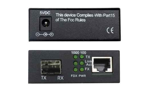 Медиаконвертер 10/100/1000-Base-T / 1000Base-X с SFP-портом