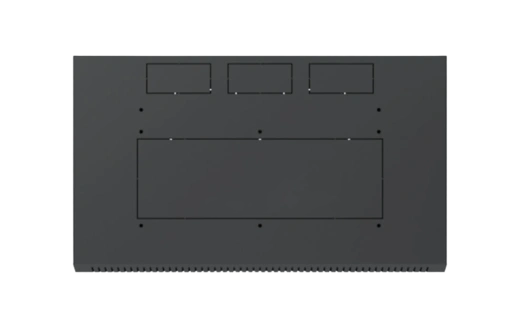 Шкаф телекоммуникационный настенный разборный черный 19”,6U(600x650), ШТ-НСр-6U-600-650-М-Ч дверь металл ССД