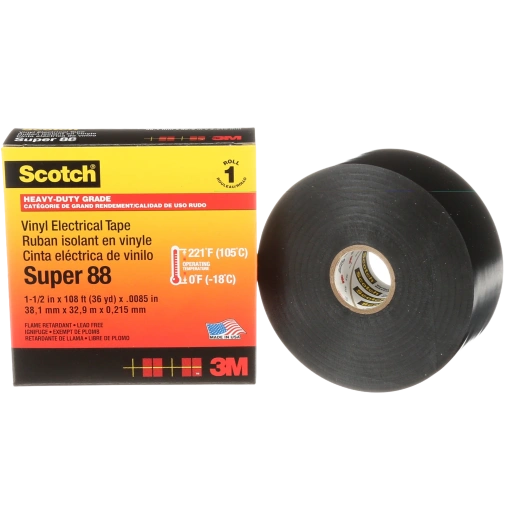 Scotch Super 33+ изоляционная лента высшего класса, 38мм х 20м х 0,18мм
