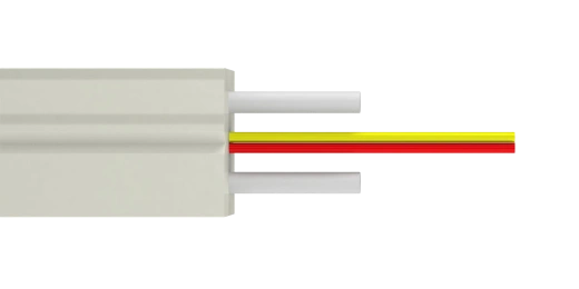 Кабель оптический абонентский ОК-СМС-Л-нг(А)-HF-1XG657A1 ССД белый