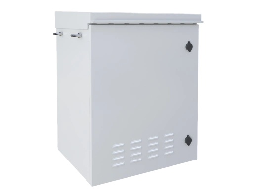 Шкаф климатический  навесной с комплектацией ШКТ-НВ-2-18U-600-500 с крышей-КОМ-3